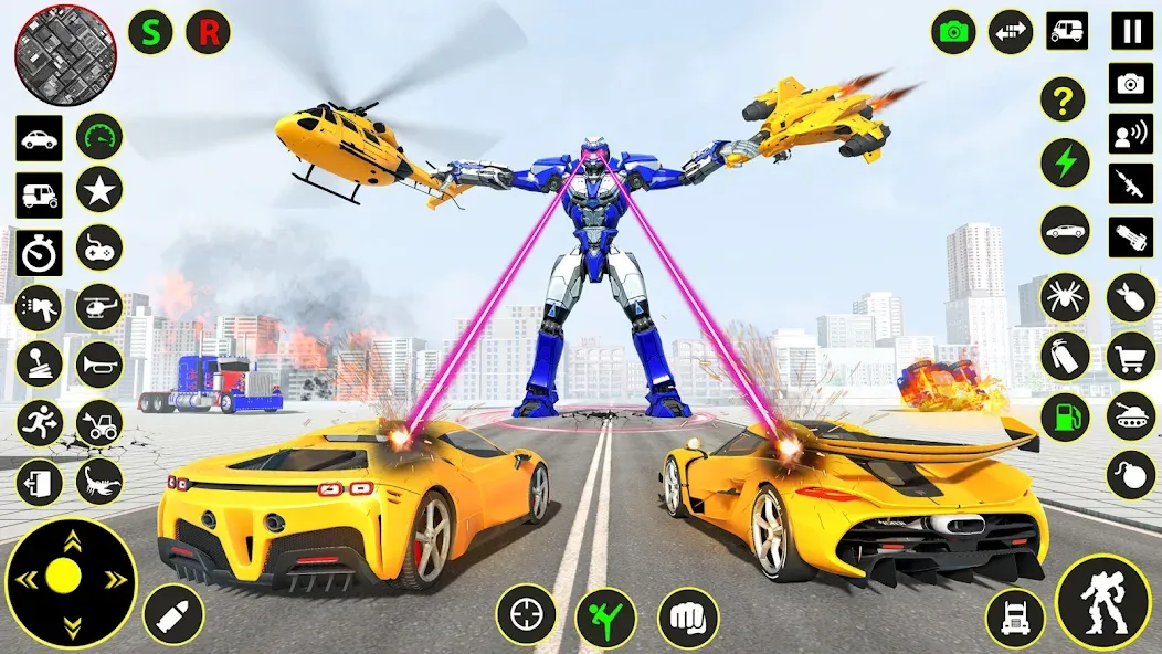 Truck Game - Car Robot Games — взломанная версия, Безлимитные деньги и топливо — скриншот 3 Truck Game - Car Robot Games — взломанная версия, Безлимитные деньги и топливо — скриншот 3