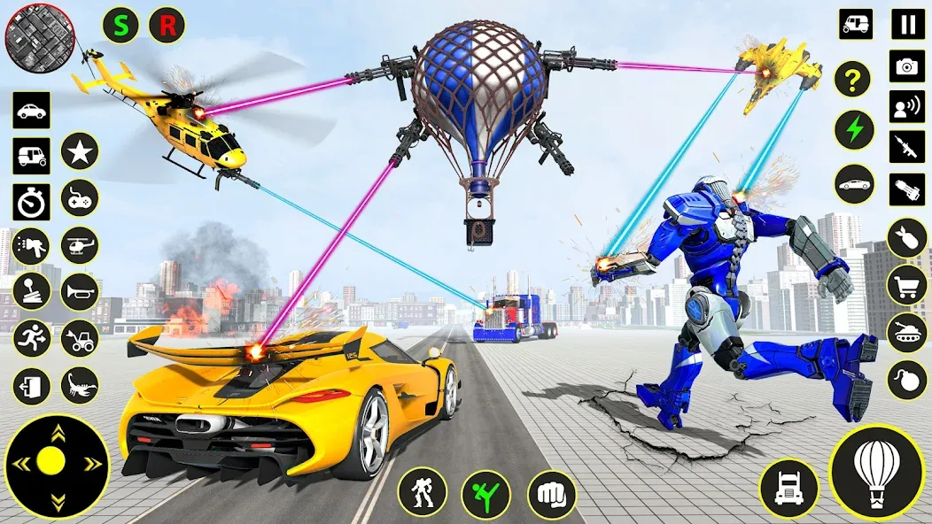 Truck Game - Car Robot Games — взломанная версия, Безлимитные деньги и топливо — скриншот 4 Truck Game - Car Robot Games — взломанная версия, Безлимитные деньги и топливо — скриншот 4