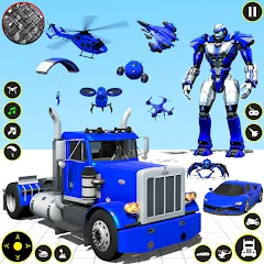 Truck Game - Car Robot Games — взломанная версия, Безлимитные деньги и топливо