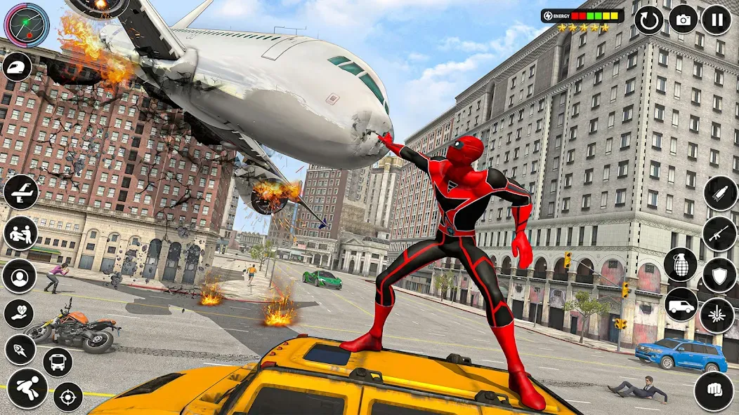Spider Rope Games - Crime Hero взлом на Андроид — Безлимитные деньги и открыты все уровни — скриншот 3 Spider Rope Games - Crime Hero взлом на Андроид — Безлимитные деньги и открыты все уровни — скриншот 3