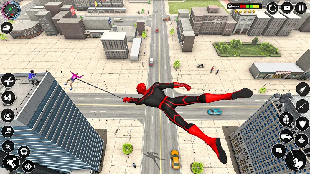 Spider Rope Games - Crime Hero взлом на Андроид — Безлимитные деньги и открыты все уровни — скриншот 4 Spider Rope Games - Crime Hero взлом на Андроид — Безлимитные деньги и открыты все уровни — скриншот 4