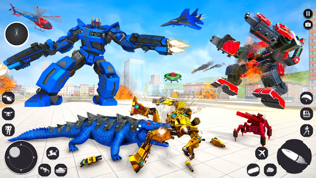 Скачать Crocodile Animal Robot Games бесплатно — Безлимитные монеты и все роботы открыты — скриншот 2 Скачать Crocodile Animal Robot Games бесплатно — Безлимитные монеты и все роботы открыты — скриншот 2