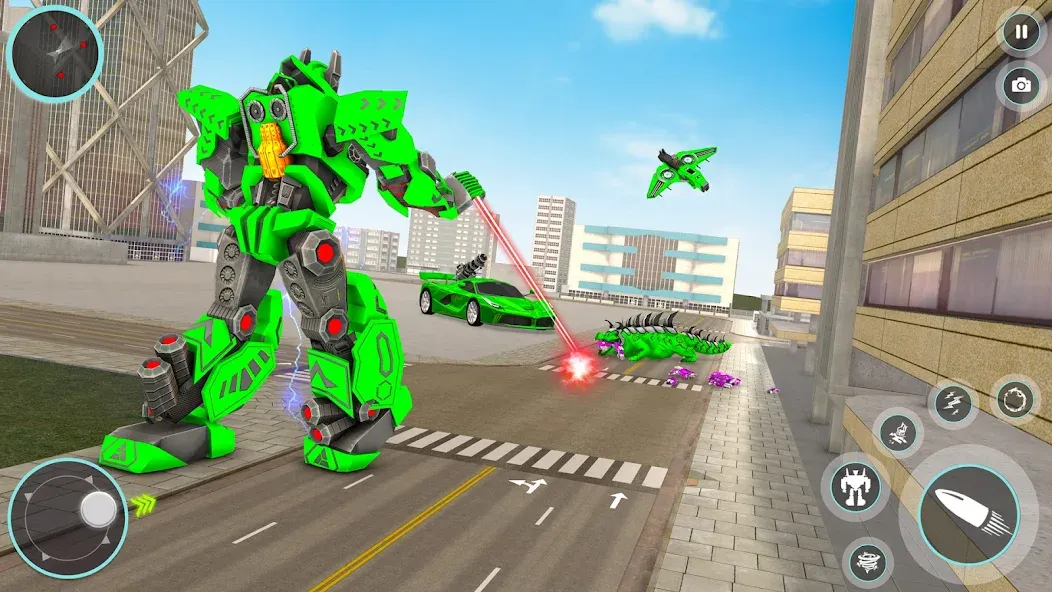 Скачать Crocodile Animal Robot Games бесплатно — Безлимитные монеты и все роботы открыты — скриншот 3 Скачать Crocodile Animal Robot Games бесплатно — Безлимитные монеты и все роботы открыты — скриншот 3