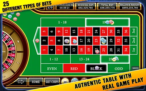 Roulette - Casino Style! взлом на Андроид — Безлимитные фишки и выигрышные ставки — скриншот 3 Roulette - Casino Style! взлом на Андроид — Безлимитные фишки и выигрышные ставки — скриншот 3