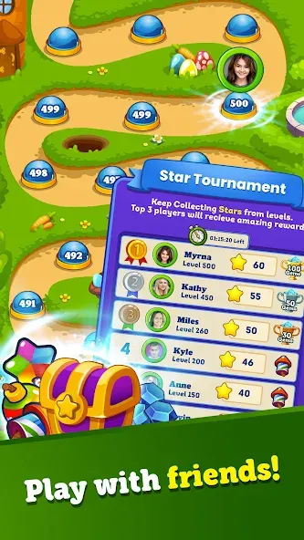 Скачать мод Easter Magic - Match 3 Game — Безлимитные жизни и монеты — скриншот 4