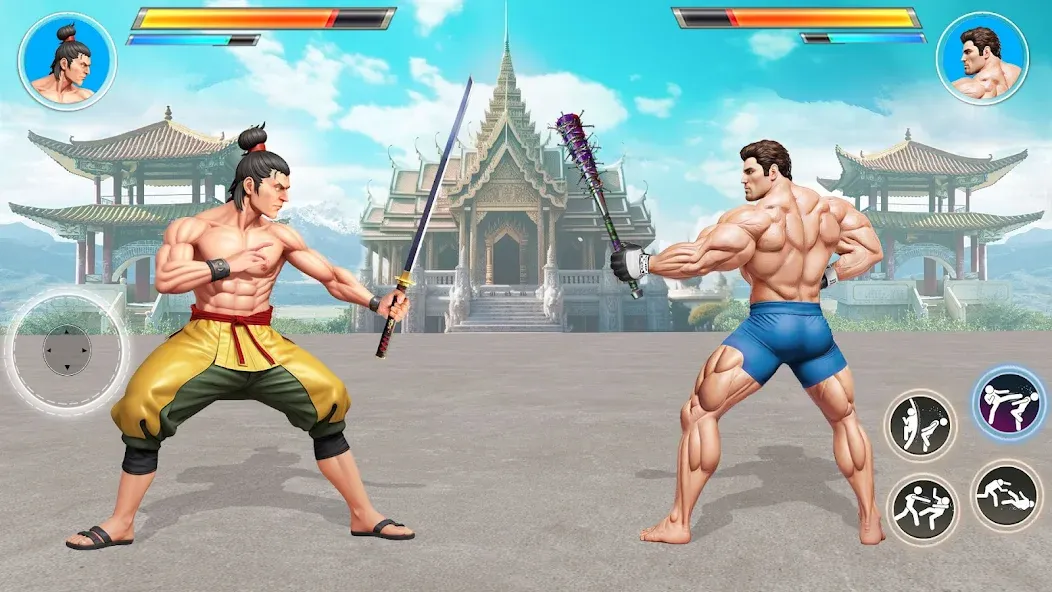 Kung Fu Karate Fighting Games мод на Андроид: Безлимитные деньги и энергия — скриншот 2 Kung Fu Karate Fighting Games мод на Андроид: Безлимитные деньги и энергия — скриншот 2