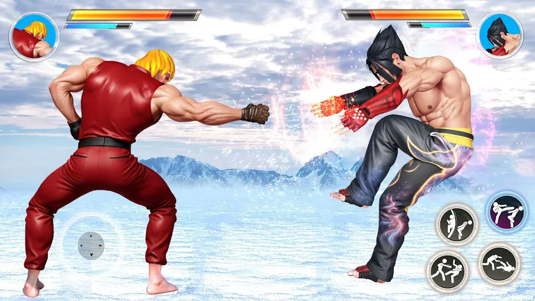 Kung Fu Karate Fighting Games мод на Андроид: Безлимитные деньги и энергия — скриншот 4 Kung Fu Karate Fighting Games мод на Андроид: Безлимитные деньги и энергия — скриншот 4