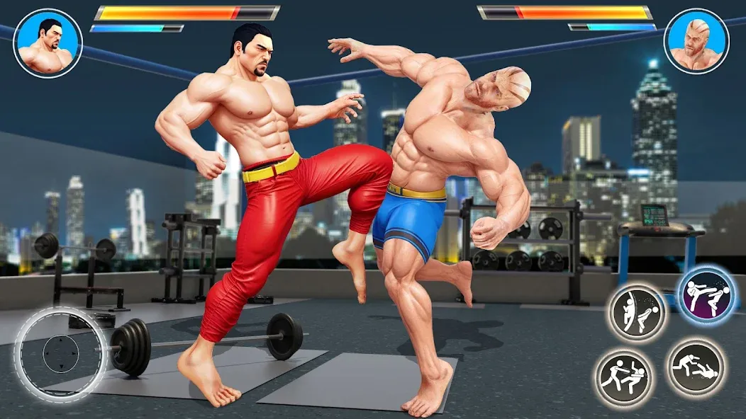 Kung Fu Karate Fighting Games мод на Андроид: Безлимитные деньги и энергия — скриншот 5 Kung Fu Karate Fighting Games мод на Андроид: Безлимитные деньги и энергия — скриншот 5