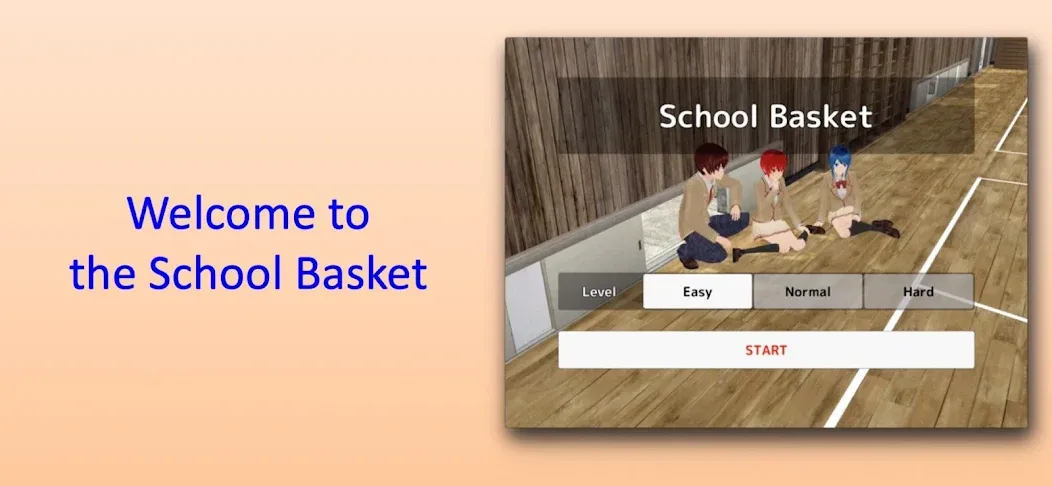 School Basket бесплатно на Андроид — мод: Безлимитные деньги и разблокировано всё — скриншот 1 School Basket бесплатно на Андроид — мод: Безлимитные деньги и разблокировано всё — скриншот 1
