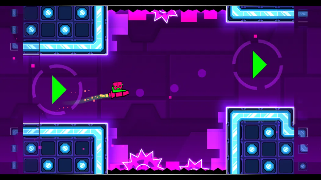 Geometry Dash Meltdown — скачать мод: Открыты все уровни и скины — скриншот 3 Geometry Dash Meltdown — скачать мод: Открыты все уровни и скины — скриншот 3