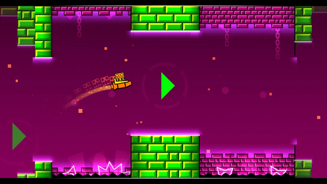 Geometry Dash Meltdown — скачать мод: Открыты все уровни и скины — скриншот 5 Geometry Dash Meltdown — скачать мод: Открыты все уровни и скины — скриншот 5