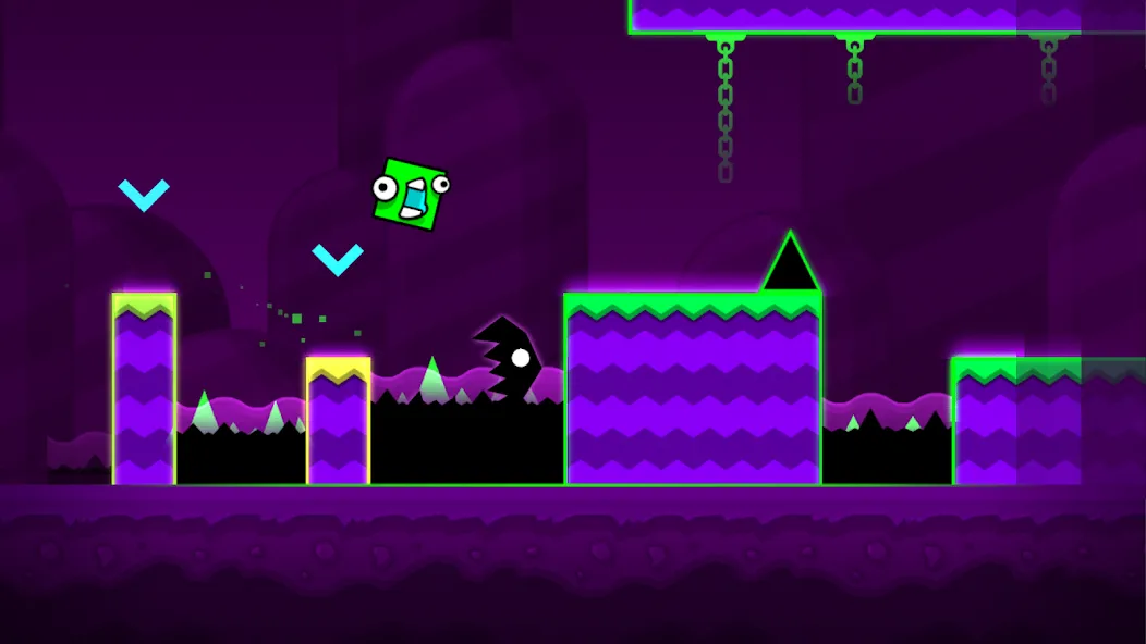 Geometry Dash World MOD APK: Открыты все уровни и скины — скриншот 1 Geometry Dash World MOD APK: Открыты все уровни и скины — скриншот 1