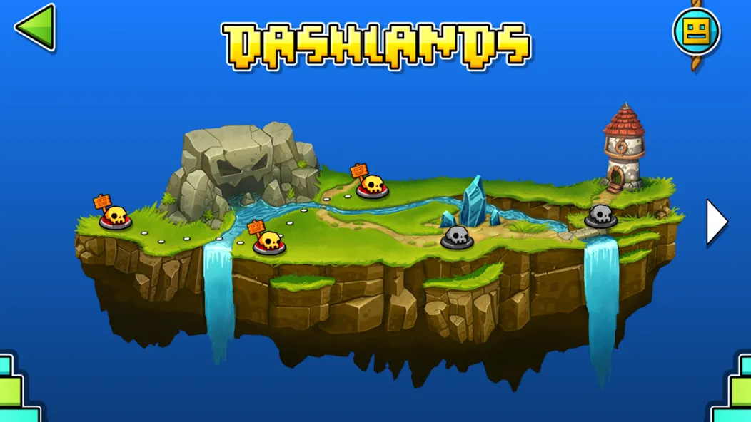 Geometry Dash World MOD APK: Открыты все уровни и скины — скриншот 2 Geometry Dash World MOD APK: Открыты все уровни и скины — скриншот 2