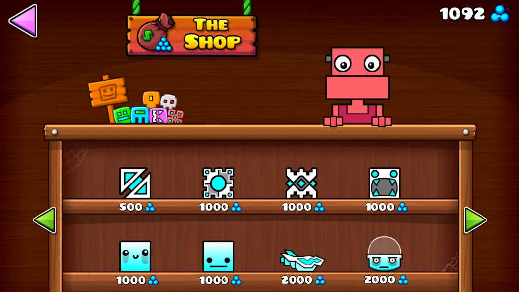 Geometry Dash World MOD APK: Открыты все уровни и скины — скриншот 3 Geometry Dash World MOD APK: Открыты все уровни и скины — скриншот 3
