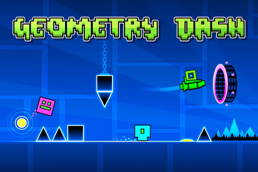 Geometry Dash Lite (Мод: Новые уровни и улучшенная графика) — скачать на Андроид — скриншот 1