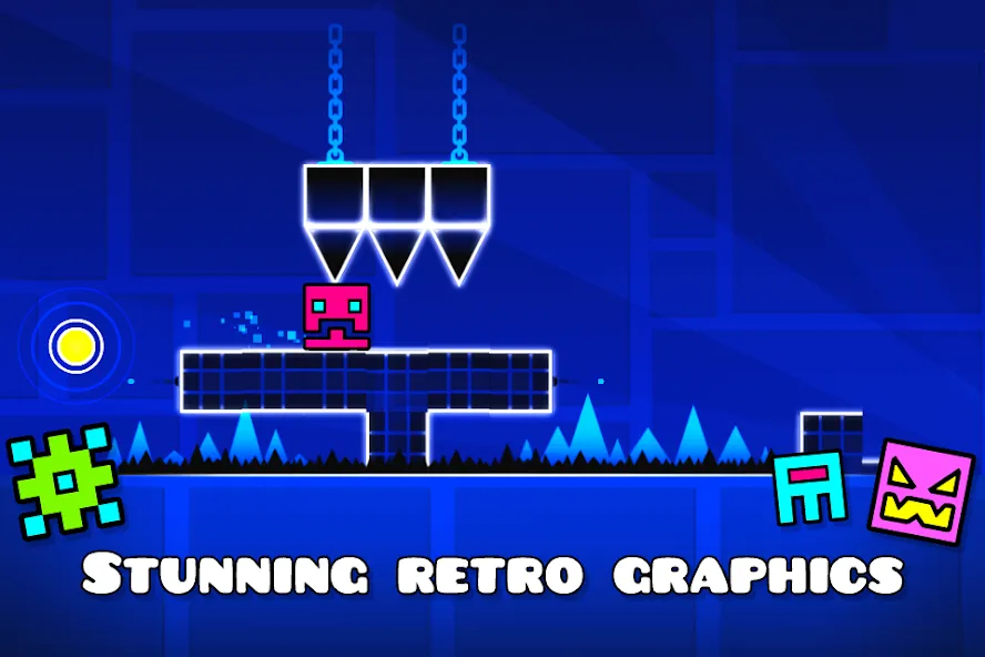 Geometry Dash Lite (Мод: Новые уровни и улучшенная графика) — скачать на Андроид — скриншот 3