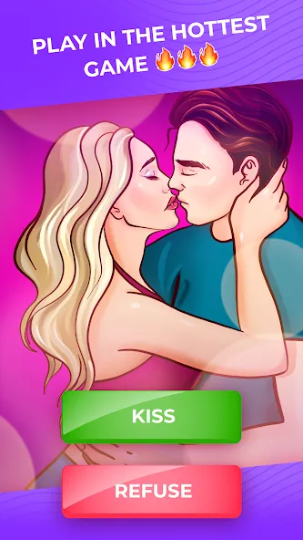 Kiss Me: Kissing Games 18+ мод на Андроид: Открыты все уровни и сцены — скриншот 1 Kiss Me: Kissing Games 18+ мод на Андроид: Открыты все уровни и сцены — скриншот 1