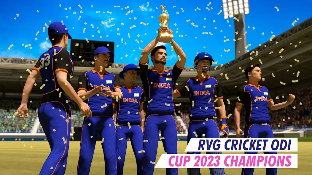 RVG Real World Cricket Game 3D — последняя версия с модом (Безлимитные деньги и всё открыто) — скриншот 3 RVG Real World Cricket Game 3D — последняя версия с модом (Безлимитные деньги и всё открыто) — скриншот 3
