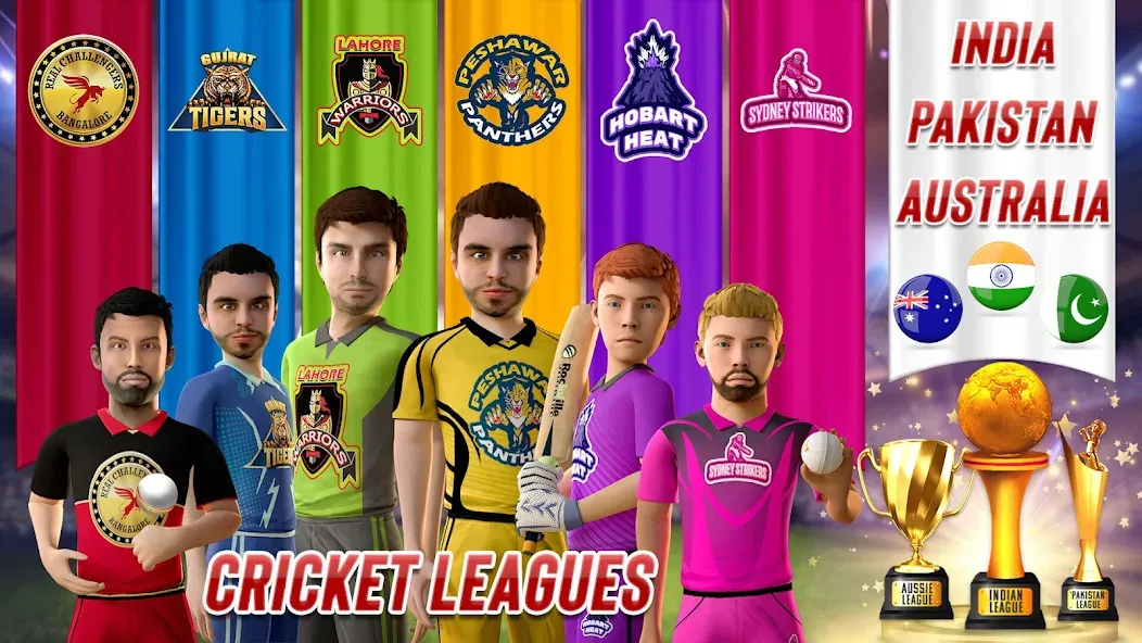 RVG Real World Cricket Game 3D — последняя версия с модом (Безлимитные деньги и всё открыто) — скриншот 5 RVG Real World Cricket Game 3D — последняя версия с модом (Безлимитные деньги и всё открыто) — скриншот 5