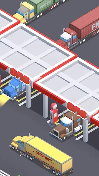 Travel Center Tycoon (Мод: Безлимитные деньги и ускоренная прокачка) — скачать на Андроид — скриншот 2