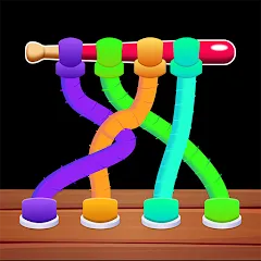 Tangle Master 3D взлом APK — Разблокированы все уровни и подсказки