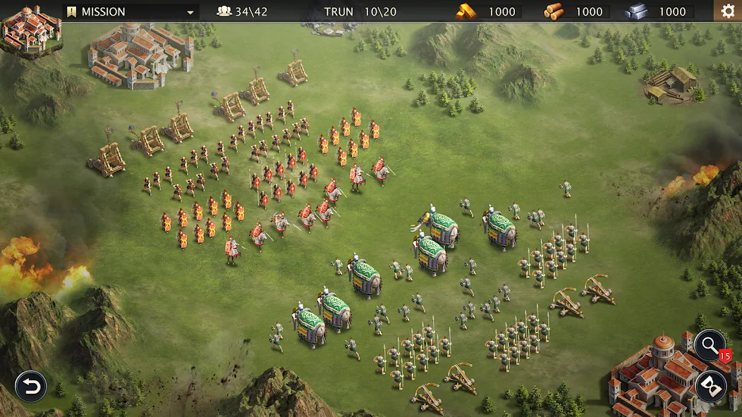 Grand War: Rome Strategy Games — взломанная версия, Безлимитные деньги и ресурсы — скриншот 4 Grand War: Rome Strategy Games — взломанная версия, Безлимитные деньги и ресурсы — скриншот 4