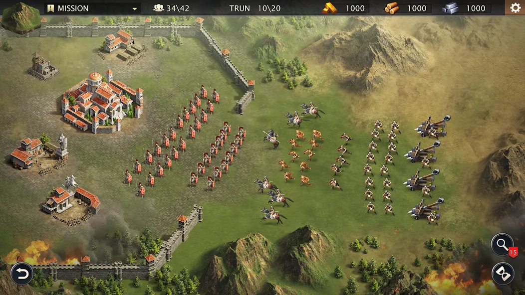 Grand War: Rome Strategy Games — взломанная версия, Безлимитные деньги и ресурсы — скриншот 5 Grand War: Rome Strategy Games — взломанная версия, Безлимитные деньги и ресурсы — скриншот 5
