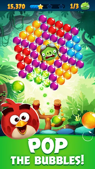 Angry Birds POP Bubble Shooter взлом APK — Безлимитные бустеры и жизни — скриншот 1 Angry Birds POP Bubble Shooter взлом APK — Безлимитные бустеры и жизни — скриншот 1