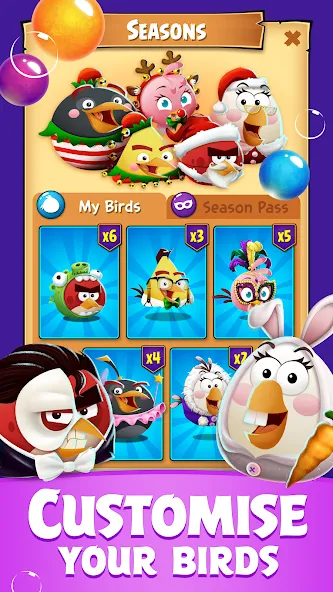Angry Birds POP Bubble Shooter взлом APK — Безлимитные бустеры и жизни — скриншот 5 Angry Birds POP Bubble Shooter взлом APK — Безлимитные бустеры и жизни — скриншот 5