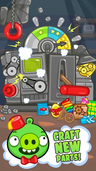 Bad Piggies — Безлимитные ресурсы и открыты все уровни, скачать мод APK — скриншот 3