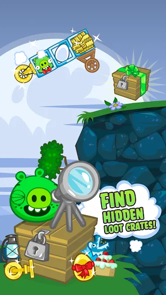 Bad Piggies — Безлимитные ресурсы и открыты все уровни, скачать мод APK — скриншот 4