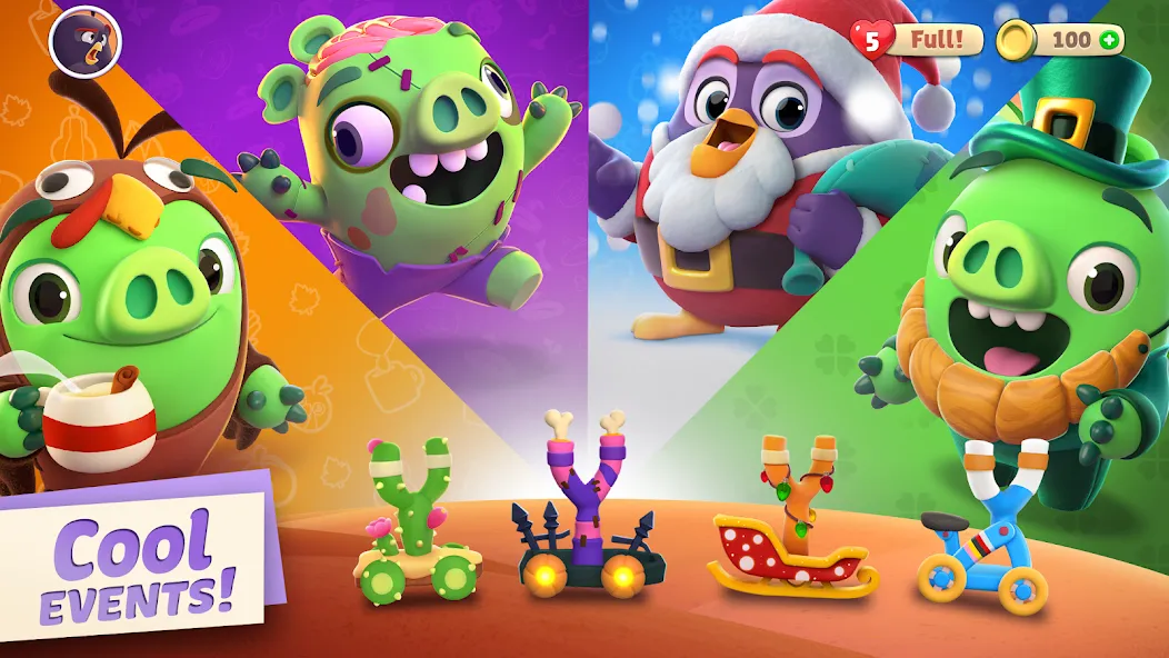 Angry Birds Journey взлом APK — Безлимитные жизни и открыты все уровни — скриншот 3