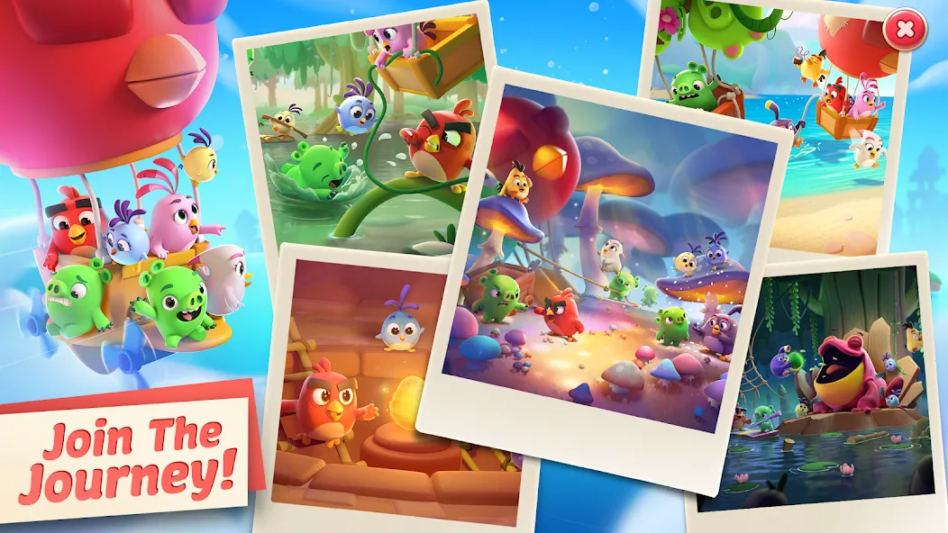 Angry Birds Journey взлом APK — Безлимитные жизни и открыты все уровни — скриншот 5