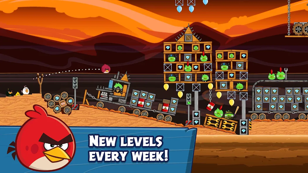 Angry Birds Friends MOD APK: Безлимитные монеты и усилители — скриншот 2 Angry Birds Friends MOD APK: Безлимитные монеты и усилители — скриншот 2