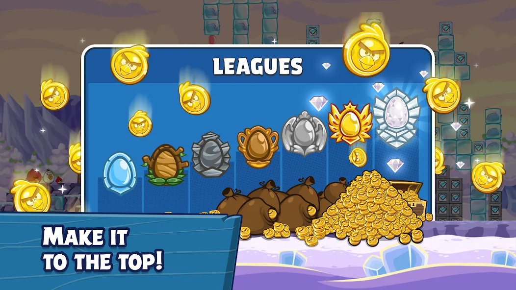 Angry Birds Friends MOD APK: Безлимитные монеты и усилители — скриншот 5 Angry Birds Friends MOD APK: Безлимитные монеты и усилители — скриншот 5