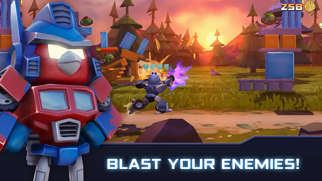 Мод Angry Birds Transformers — Безлимитные монеты и алмазы, скачать APK — скриншот 1 Мод Angry Birds Transformers — Безлимитные монеты и алмазы, скачать APK — скриншот 1