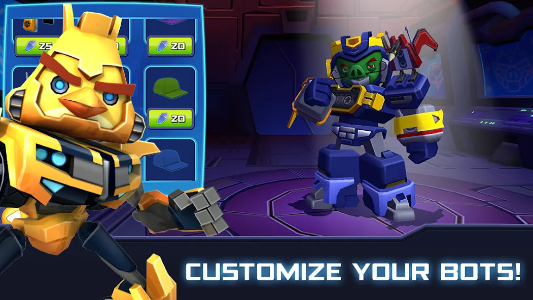 Мод Angry Birds Transformers — Безлимитные монеты и алмазы, скачать APK — скриншот 2 Мод Angry Birds Transformers — Безлимитные монеты и алмазы, скачать APK — скриншот 2