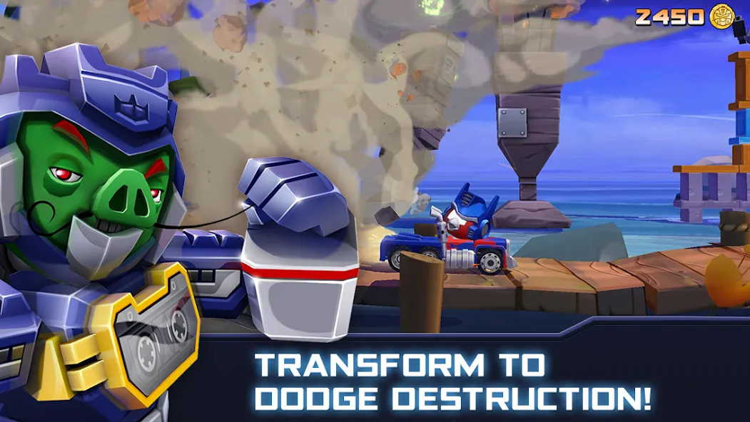 Мод Angry Birds Transformers — Безлимитные монеты и алмазы, скачать APK — скриншот 4 Мод Angry Birds Transformers — Безлимитные монеты и алмазы, скачать APK — скриншот 4