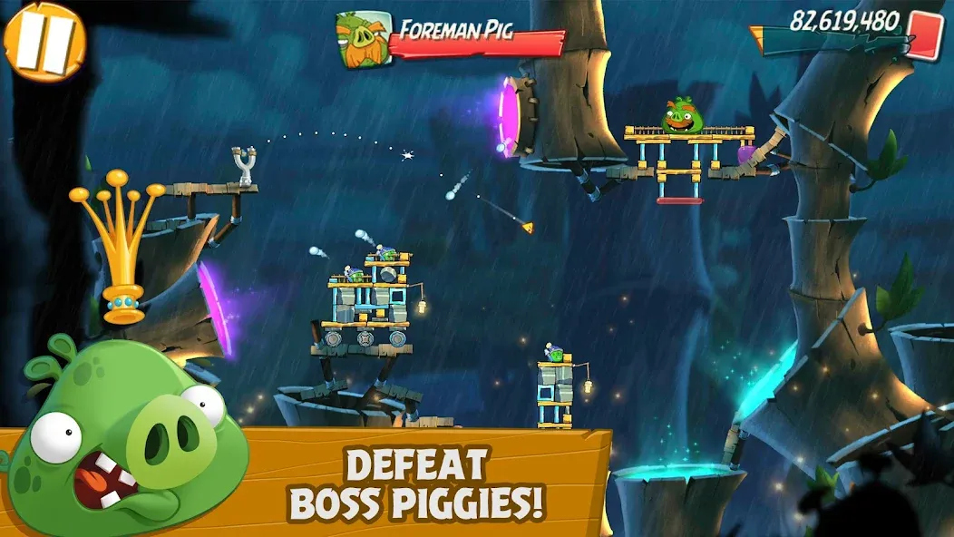 Скачать взлом Angry Birds 2 — Безлимитные монеты и все уровни — скриншот 4 Скачать взлом Angry Birds 2 — Безлимитные монеты и все уровни — скриншот 4