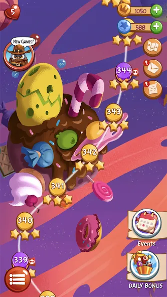 Angry Birds Blast — Безлимитные жизни и усилители, скачать мод APK — скриншот 3