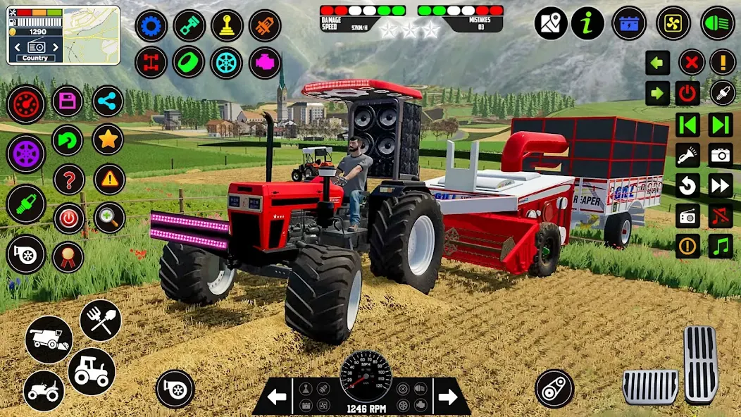 Indian Tractor Farming Games на телефон — скачать мод: Безлимитные деньги и все тракторы открыты — скриншот 2 Indian Tractor Farming Games на телефон — скачать мод: Безлимитные деньги и все тракторы открыты — скриншот 2