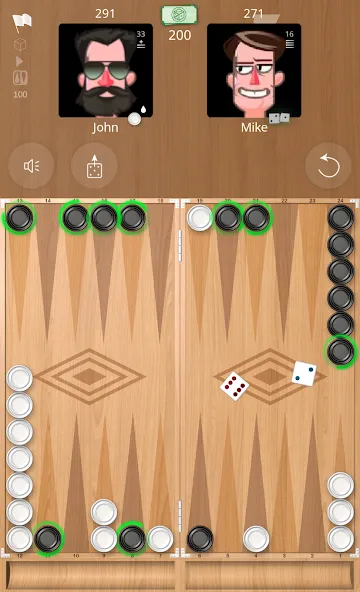 Backgammon Online MOD APK: Безлимитные монеты и все функции открыты — скриншот 1 Backgammon Online MOD APK: Безлимитные монеты и все функции открыты — скриншот 1