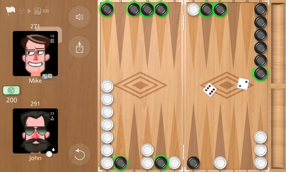 Backgammon Online MOD APK: Безлимитные монеты и все функции открыты — скриншот 3 Backgammon Online MOD APK: Безлимитные монеты и все функции открыты — скриншот 3
