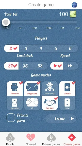 Мод Durak Online — Без рекламы и быстрый доступ к играм, скачать APK — скриншот 2