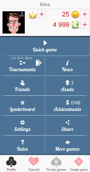 Мод Durak Online — Без рекламы и быстрый доступ к играм, скачать APK — скриншот 5