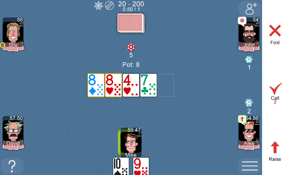 Скачать Poker Online на Андроид с модом — Безлимитные фишки и бонусы — скриншот 3 Скачать Poker Online на Андроид с модом — Безлимитные фишки и бонусы — скриншот 3