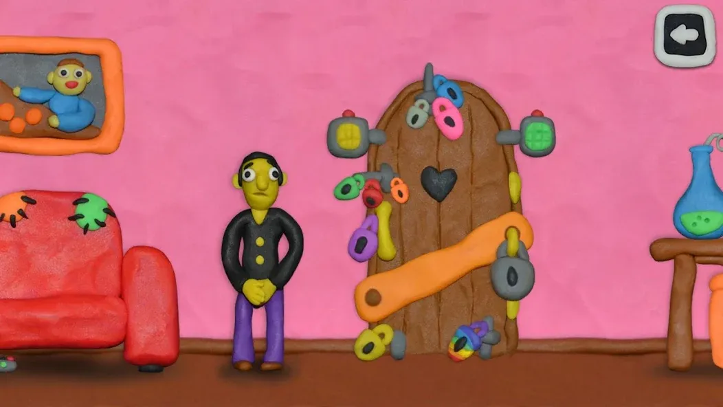 12 LOCKS: Plasticine room (Мод: Открыты все уровни и подсказки) — скачать на Андроид — скриншот 2 12 LOCKS: Plasticine room (Мод: Открыты все уровни и подсказки) — скачать на Андроид — скриншот 2