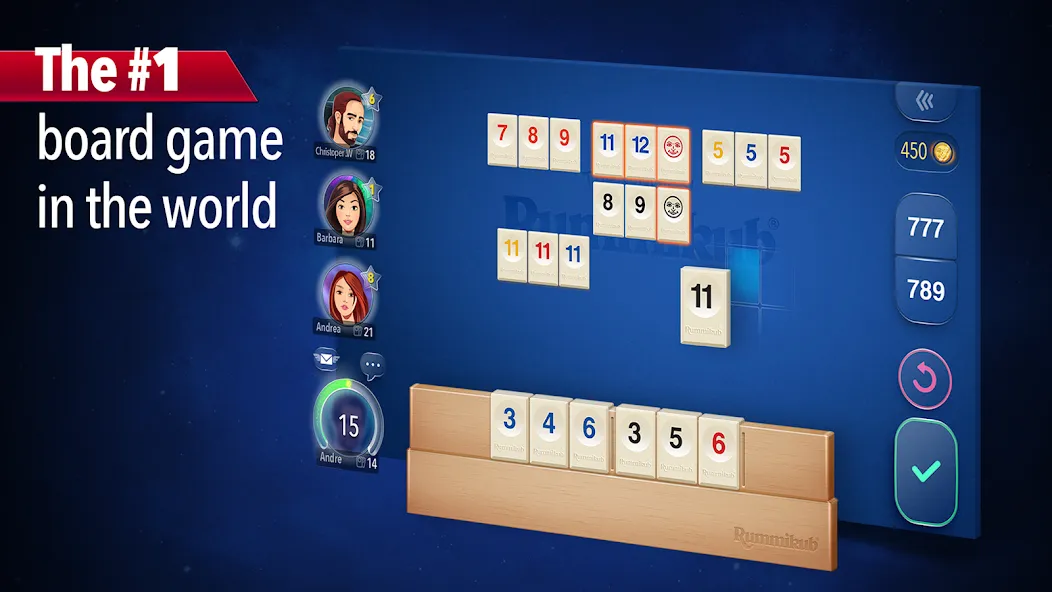 Rummikub® на телефон — скачать мод: Без рекламы и безлимитные подсказки — скриншот 2
