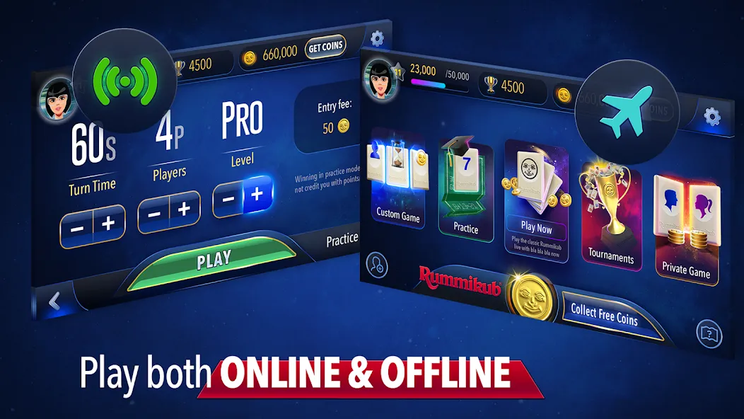 Rummikub® на телефон — скачать мод: Без рекламы и безлимитные подсказки — скриншот 4