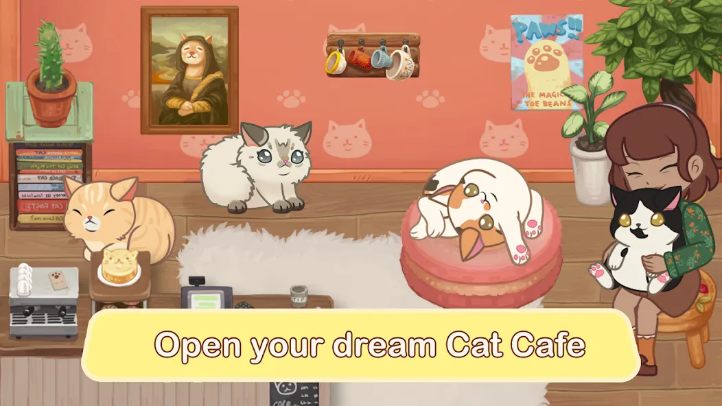 Furistas Cat Cafe взлом на Андроид — Безлимитные монеты и все коты открыты — скриншот 1